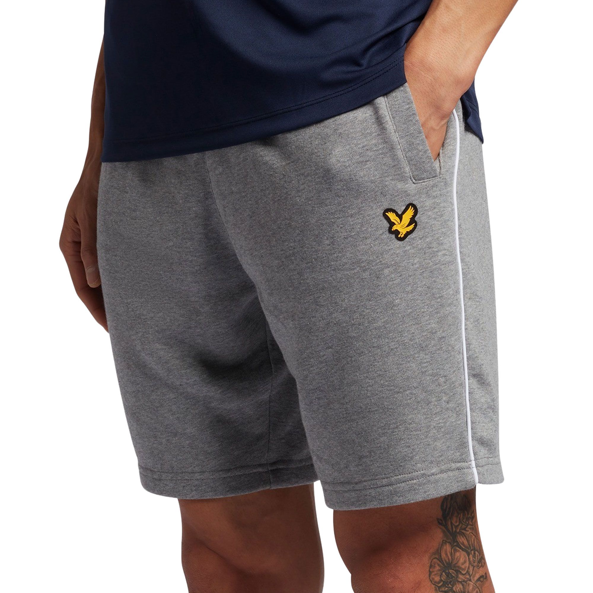 Lyle & Scott Contrast Piping Sweat Short Heren